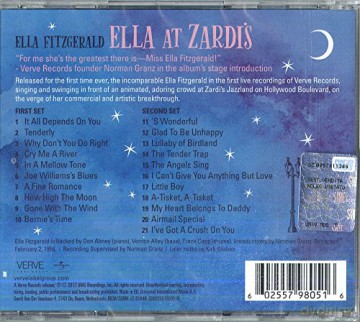 Ella Fitzgerald: Ella At Zardi's [CD]