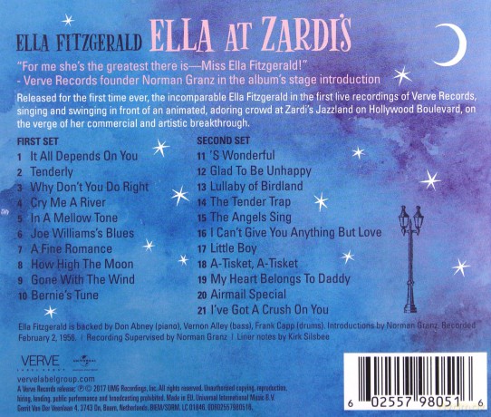 Ella Fitzgerald: Ella At Zardi's [CD]