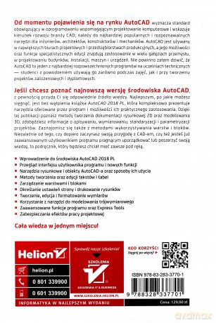 AutoCAD 2018 PL - Andrzej Pikoń [KSIĄŻKA]