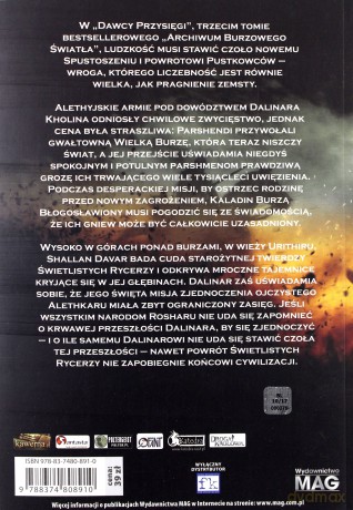Dawca przysięgi. 1 Archiwum Burzowego Światła (Tom 3) - Brandon Sanderson [KSIĄŻKA]