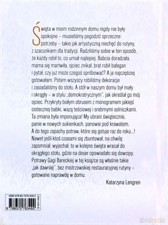 Domowe dania wigilijne i wielkanocne - Katarzyna Lengren [KSIĄŻKA]
