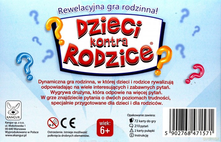 Dzieci kontra rodzice (nowe wydanie) [GRA]