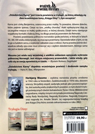 Dziedzictwo karny. Trylogia Diny (Tom 3) - Herbjorg Wassmo [KSIĄŻKA]