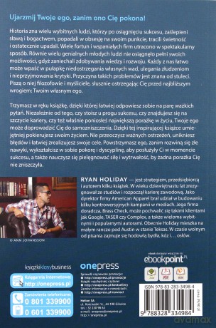 Ego to twój wróg - Ryan Holiday [KSIĄŻKA]