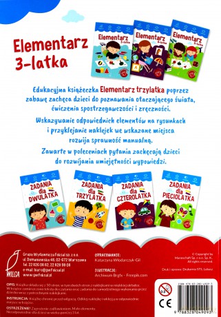 Elementarz 3-latka [KSIĄŻKA]