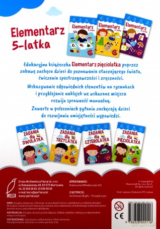 Elementarz 5-latka [KSIĄŻKA]