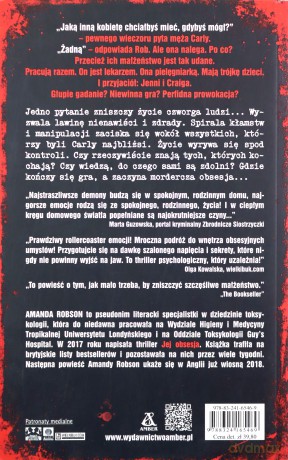 Jej obsesja - Amanda Robson [KSIĄŻKA]