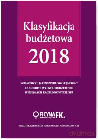 Klasyfikacja budżetowa 2018 - Elżbieta Gaździk [KSIĄŻKA]