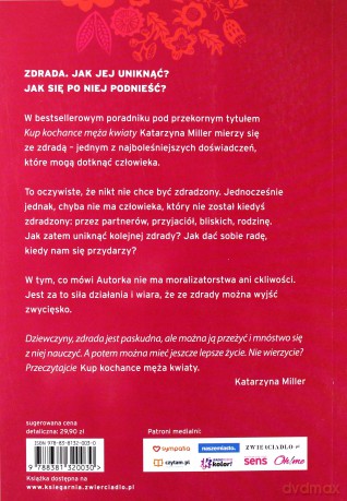 Kup kochance męża kwiaty - Katarzyna Miller [KSIĄŻKA]