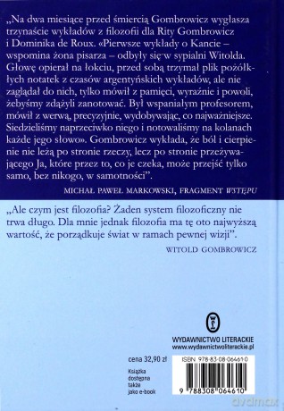 Kurs filozofii w sześć godzin i kwadrans - Witold Gombrowicz [KSIĄŻKA]