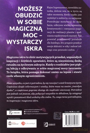 Magiczna iskra. Twoja droga do kreatywnego życia - Kajsa Ingemarsson [KSIĄŻKA]