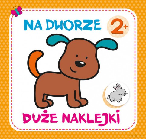 Na dworze. Duże naklejki [KSIĄŻKA]