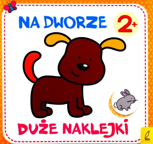 Na dworze. Duże naklejki [KSIĄŻKA]