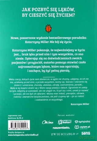 Nie bój się życia - Katarzyna Miller [KSIĄŻKA]