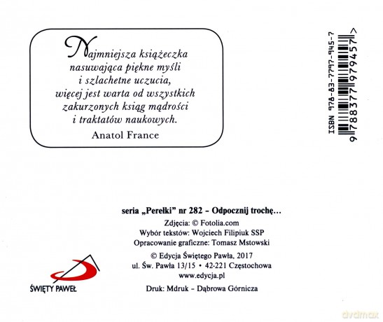 Odpocznij trochę. Perełki [KSIĄŻKA]