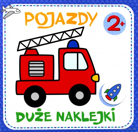 Pojazdy. Duże naklejki [KSIĄŻKA]
