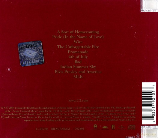 U2: Unforgettable Fire (Remastered) [CD]