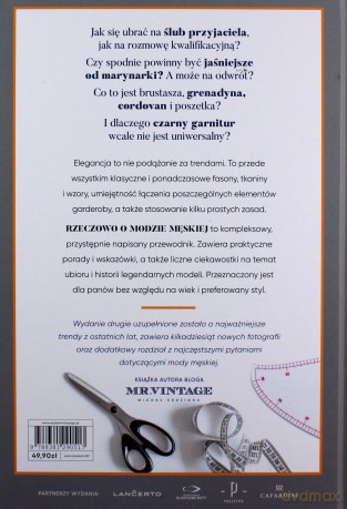 Rzeczowo o modzie męskiej. Poradnik każdego mężczyzny - Michał Kędziora [KSIĄŻKA]