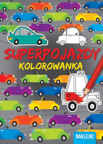 Superpojazdy. Kolorowanka [KSIĄŻKA]