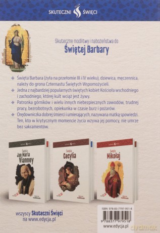 Skuteczni święci. Święta Barbara [KSIĄŻKA]