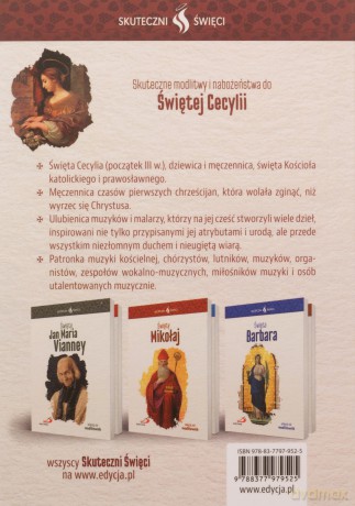 Skuteczni święci. Święta Cecylia [KSIĄŻKA]