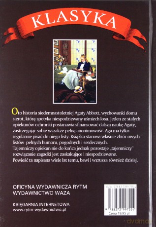 Tajemniczy opiekun - Jean Webster [KSIĄŻKA]