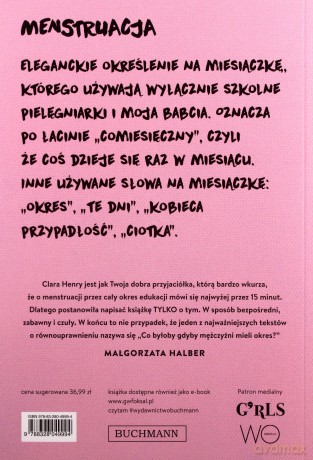 Tak, mam okres a co - Clara Henry [KSIĄŻKA]