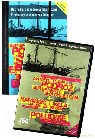 Antarktyczna podróż sir Ernesta Shackletona [2DVD]+[Książka]