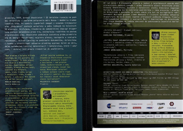 Antarktyczna podróż sir Ernesta Shackletona [2DVD]+[Książka]