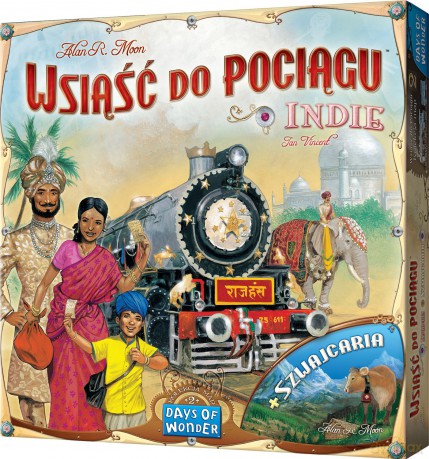 Wsiąść do pociągu Indie i Szwajcaria [GRA]