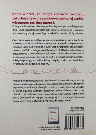 Złap równowagę. Jak dobrze żyć z zaburzeniem afektywnym dwubiegunowym - Piotr Bucki [KSIĄŻKA]