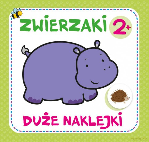 Zwierzaki. Duże naklejki [KSIĄŻKA]