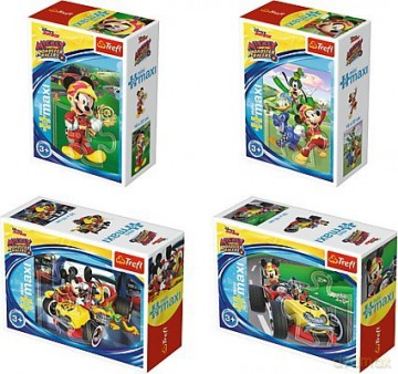 TREFL 20 el. Mini Maxi Wyścigi Terenowe/ 24 sztuki [PUZZLE]