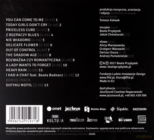 Beata Przybytek: Today Girls Don't Cry [CD]