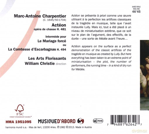 Charpentier: Acteon [CD]