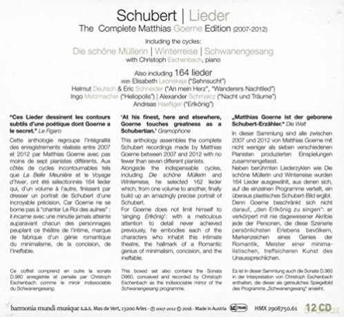 Schubert: Lieder [12CD]