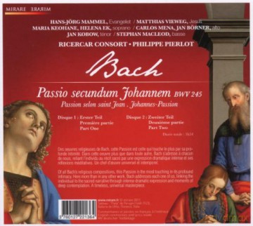 Bach: Passio Secundum Johannem Consort Pierlot (digipack) [2CD]