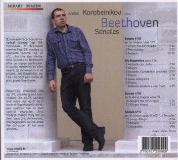 Beethoven: Sonates Korobeinikov (digipack) [CD]