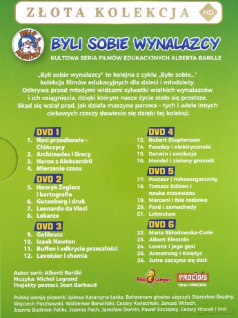 Byli sobie Wynalazcy (Złota kolekcja) [BOX] [6DVD]