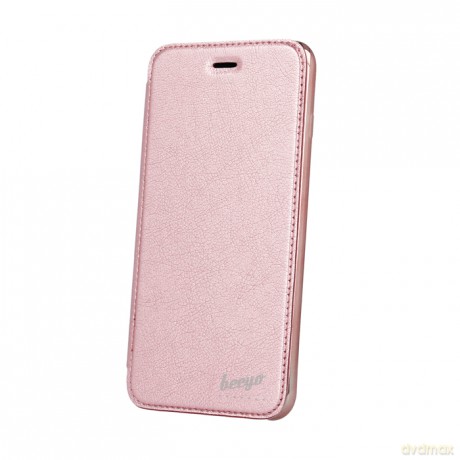 Pokrowiec Beeyo Book Glamour do Huawei P9 różowo złoty