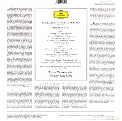 Karl Bohm: Mozart Requiem [Winyl]
