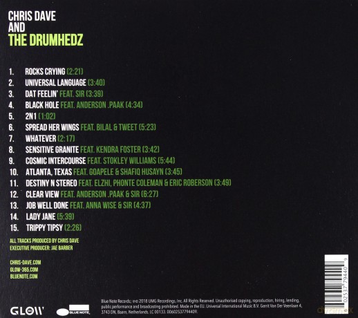 Dave Chris And The Drumhedz: Chris Dave And The Drumhedz [CD]