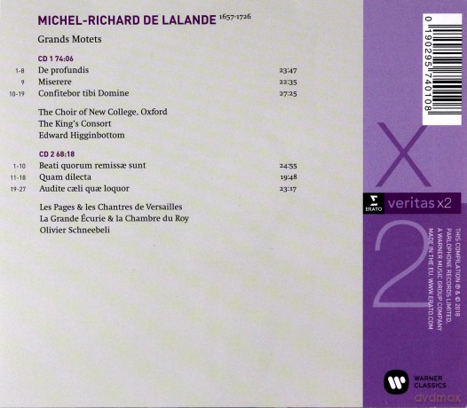 Maria Callas: Lalande: De Profundis, Grands Motets [2CD]