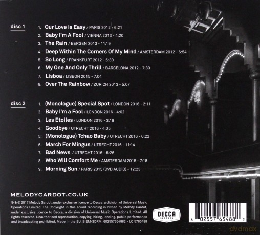 Melody Gardot: Live In Europe [2CD]