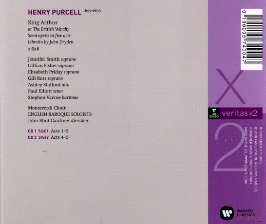 John Eliot Gardiner: Purcell: King Arthur [2CD]