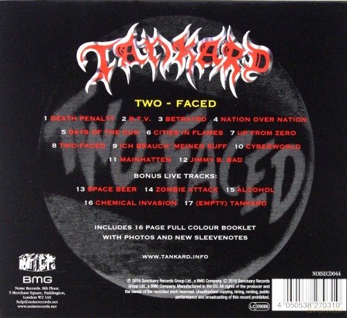 Tankard: Two-Faced [CD]