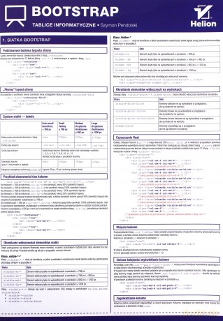 Tablice informatyczne. Bootstrap - Szymon Pendolski