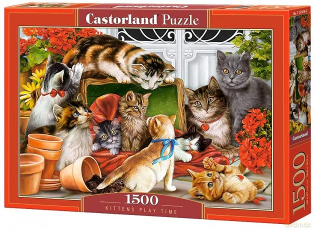 CASTOR 1500 el. Kotki czas zabawy [PUZZLE]