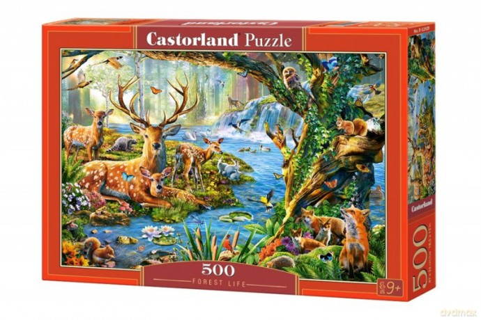 CASTOR 500 el. Leśne życie [PUZZLE]