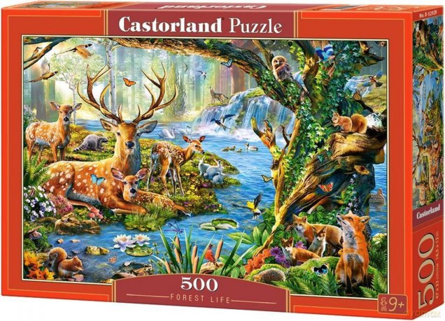 CASTOR 500 el. Leśne życie [PUZZLE]